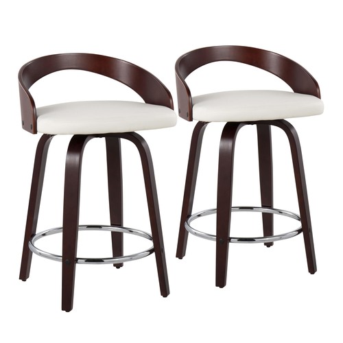 Grotto 24" Fixed-height Counter Stool - Set Of 2